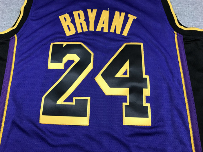 Statement Edition Los Angeles Lakers 24 Kobe Kryant Purple NBA Jersey Basketball Shirt
