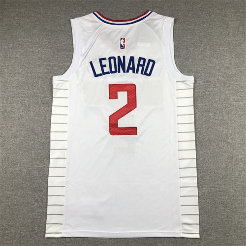 Los Angeles Clippers 2 Leonard White NBA Jersey Basketball Shirt
