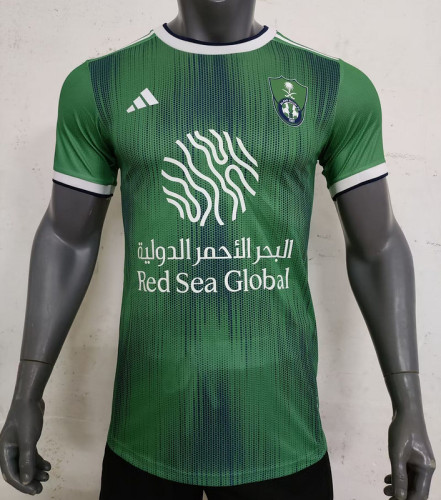 Player Version 2023-2024 Al-Ahli Saudi Home Soccer Jersey
