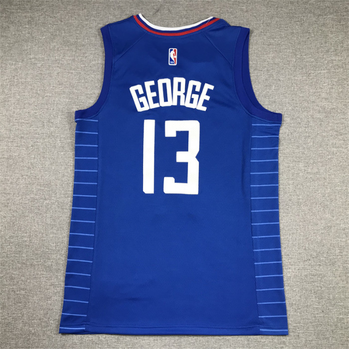 Los Angeles Clippers 13 GEORGE Blue NBA Jersey Basketball Shirt