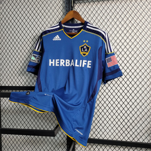 with MLS Patch Retro Football Shirt 2011-2012 Los Angeles Galaxy Home Soccer Jersey