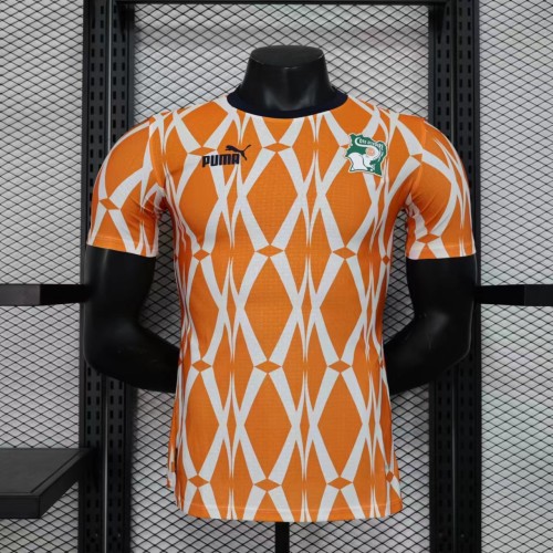 Player Version Ivory Coast Football Shirt 2023-2024 Côte d'Ivoire Home Soccer Jersey