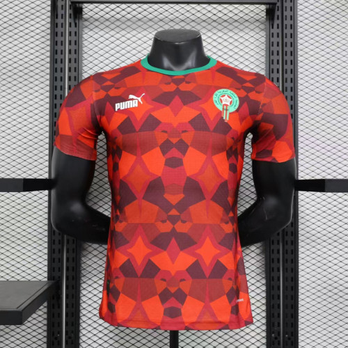Player Version 2023 Morocco Home Soccer Jersey Morocco Football Shirt