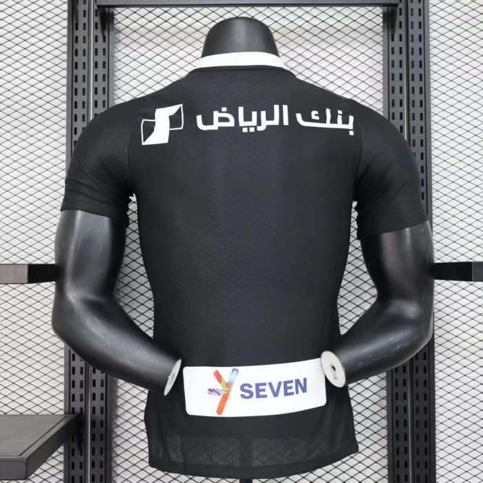 Player Version 2023-2024 Al-Hilal Saudi Third Away Dark Blue Soccer Jersey
