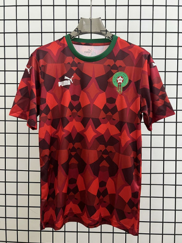Fans Version 2023-2024 Morocco Home Soccer Jersey Morocco Football Shirt