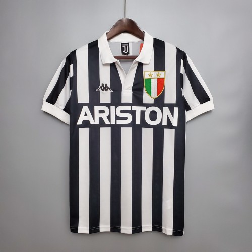 Retro Jersey 1982-1984 Juventus Home Soccer Jersey Vintage Football Shirt