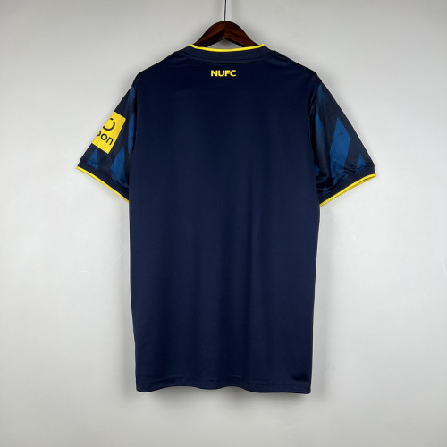 Fan Version 2023-2024 Newcastle United Third Away Blue Football Shirt Soccer Jersey