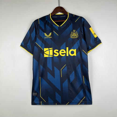 Fan Version 2023-2024 Newcastle United Third Away Blue Football Shirt Soccer Jersey