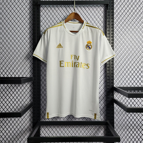 Retro Jersey 2019-2020 Real Madrid Home Soccer Jersey Vintage Real Football Shirt