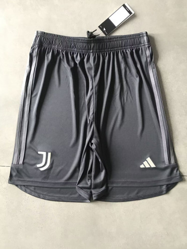 2023-2024 Juventus Third Away Black Soccer Shorts Football Shorts