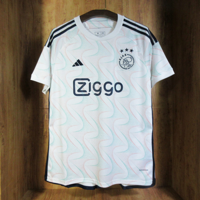 Fans Version 2023-2024 Ajax Away Soccer Jersey S,M,L,XL,2XL,3XL,4XL