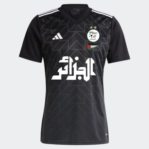Player Version 2023-2024 Algeria Black Soccer Training Jersey