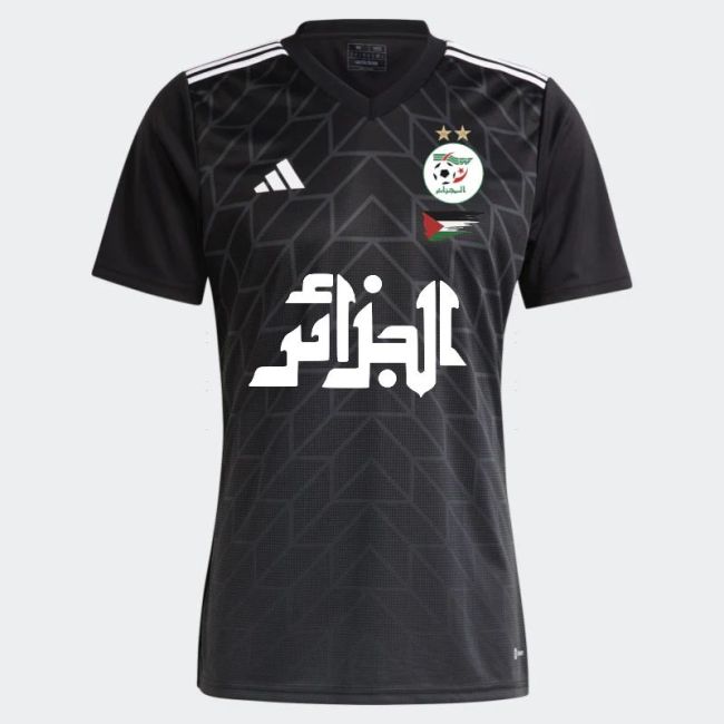 Player Version 2023-2024 Algeria Black Soccer Training Jersey