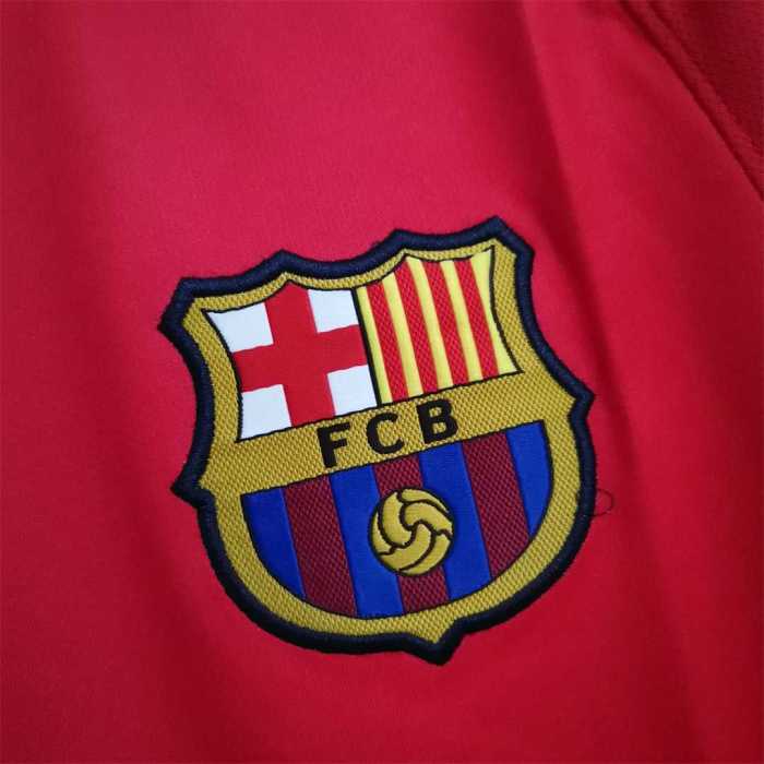 with LFP Patch Retro Jersey 2008-2009 Barcelona Home Soccer Jersey Vintage Football Shirt