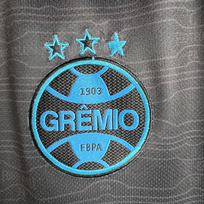 Fan Version 2023-2024 Gremio Third Away Black Soccer Jersey