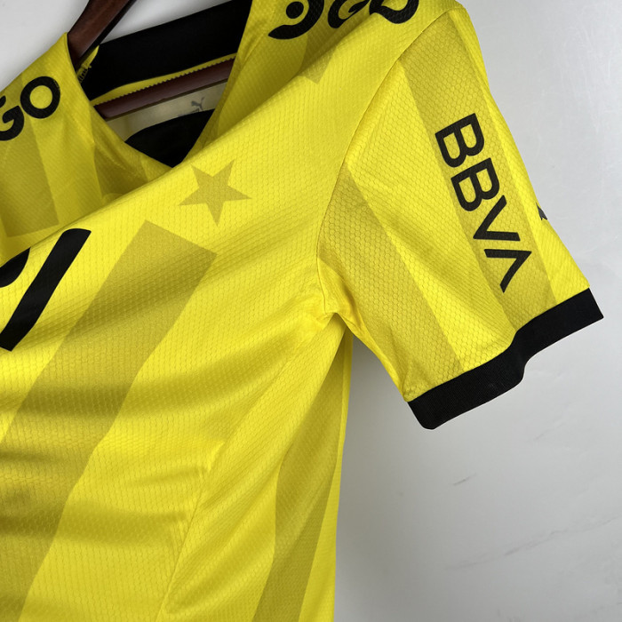 Fan Version 2023-2024 Peñarol Away Yellow Soccer Jersey