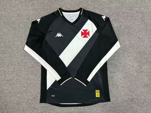 Long Sleeve 2023-2024 Vasco da Gama Home Soccer Jersey