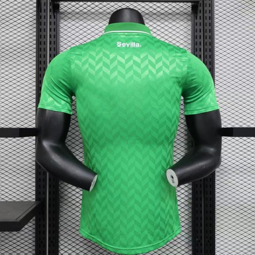 Player Version 2023-2024 Real Betis Away Green Soccer Jersey Betis Camisetas de Futbol