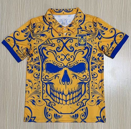 Fan Version 2023-2024 Tigres UANL Yellow Special Edition Soccer Jersey