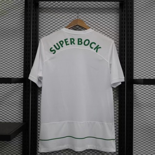 Lisbon Camisetas de Futbol Fan Version 2023-2024 Sporting Lisbon Away White Soccer Jersey