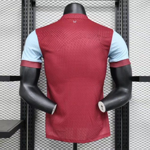 Player Version 2023-2024 West Ham United Home Soccer Jersey