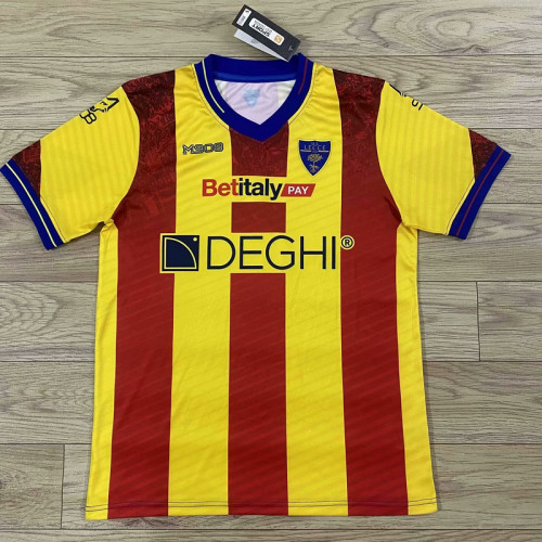Fan Version 2023-2024 Lecce Home Soccer Jersey Football Shirt