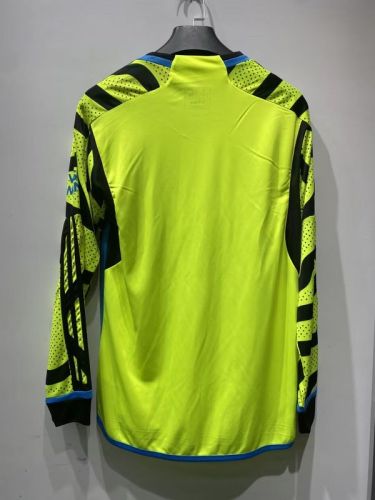 Long Sleeve Fans Version 2023-2024 Arsenal Away Soccer Jersey