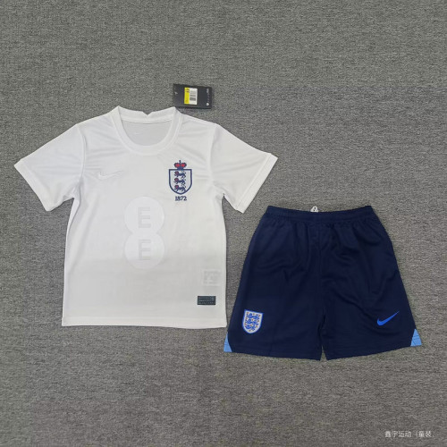 Youth Uniform Kids Kit England 150th Anniversary Heritage Pre-match Shirt Soccer Jersey Shorts