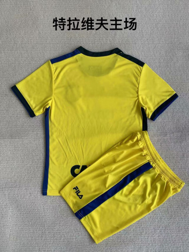 Adult Uniform 2023-2024 Maccabi Tel Aviv Home Soccer Jersey Shorts