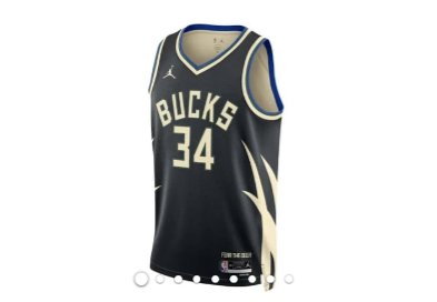 Giannis Antetokounmpo Milwaukee Bucks Statement Edition Swingman Jersey Black NBA Shirt
