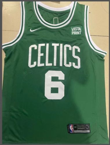 Boston Celtics RUSSELL 6  Green NBA Jersey Basketball Shirt