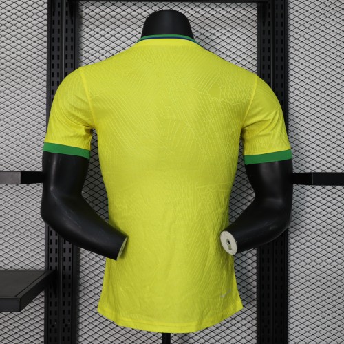 Player Version 2023-2024 Brazil Yellow/Green Special Edition Soccer Jersey