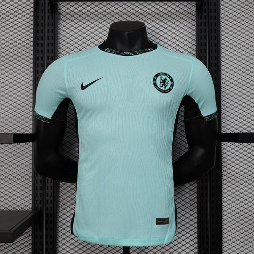 without Sponor Logo Chelsea Football Shirt Player Version 2023-2024 Chelsea Third Away Soccer Jersey