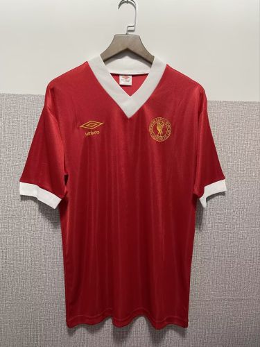 Retro Jersey 1977 Liverpool UCL Final Red Soccer Jersey