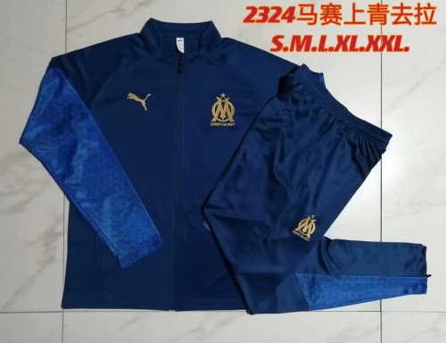 2023-2024 Marseille Borland Soccer Jacket and Pants