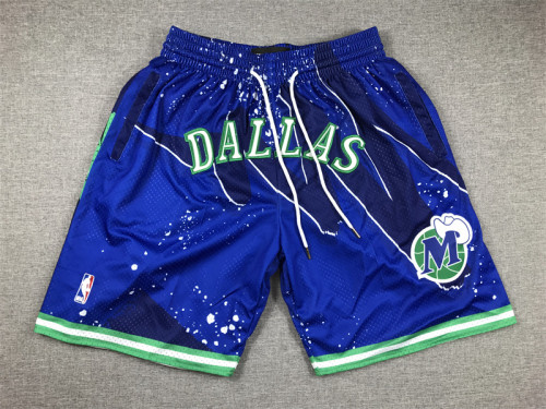 with Pocket Dallas Mavericks NBA Shorts Blue Basketball Shorts