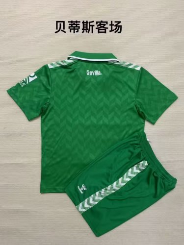 Adult Uniform 2023-2024 Real Betis Away Green Soccer Jersey Shorts