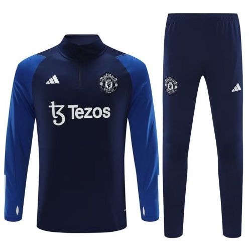 2023-2024 Manchester United Borland Soccer Training Sweater and Pants