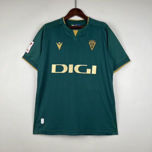 Fan Version 2023-2024 Cádiz Third Away Green Soccer Jersey