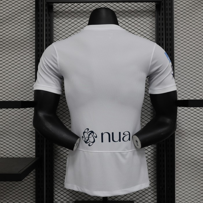 Player Version 2023-2024 Ittihad Away White Soccer Jersey