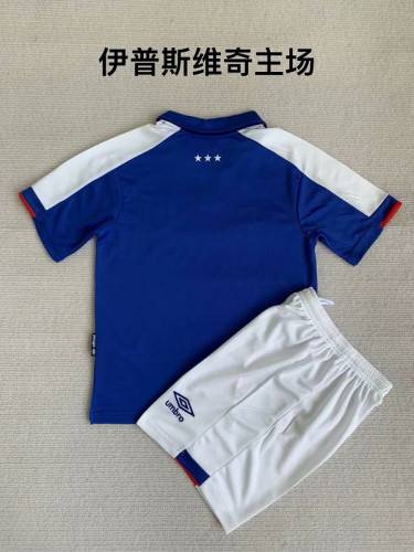 Adult Uniform 2023-2024 Ipswich Town Home Soccer Jersey Shorts