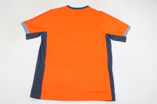 with Coppa Italia+UCL Patch Fan Version 2023-2024 Inter Milan Third Away Orange Soccer Jersey Inter Football Shirt