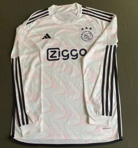 Long sleeve 2023-2024 Ajax Away Soccer Jersey Football Shirt