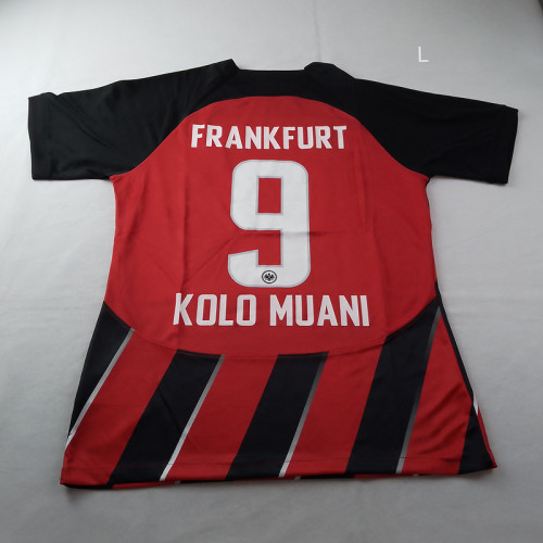 Fan Version 2023-2024 Eintracht Frankfurt 9 KOLO MUANI Home Soccer Jersey