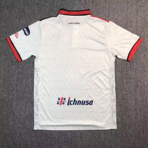 Fan Version 2023-2024 Cagliari Calcio Away White Soccer Jersey