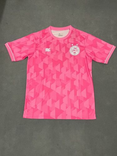 Fan Version 2023-2024 Bahia Pink Soccer Jersey