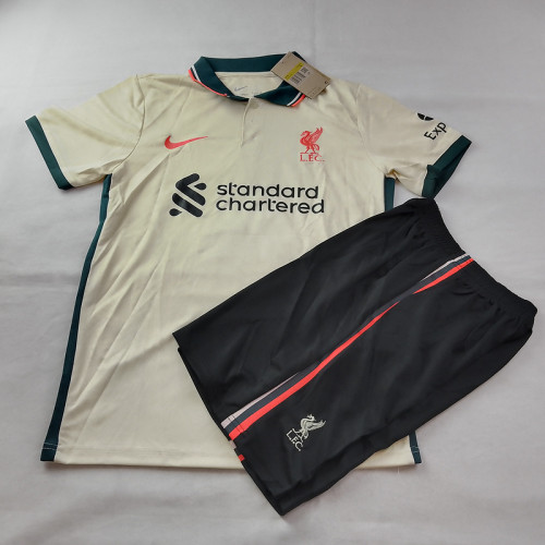 Adult Uniform 2023-2024 Liverpool VIRGIL 4 Third Away Soccer Jersey Shorts