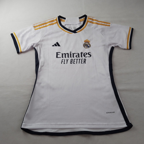 Women 2023-2024 Real Madrid BELLINGHAM 5 Home Soccer Jersey Lady Camisetas de Futbol