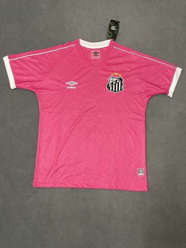 Fans Version 2023-2024 Santos Pink Soccer Jersey