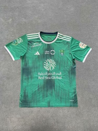 Fan Version 2023-2024 Al-Ahli Saudi Away Green Soccer Jersey